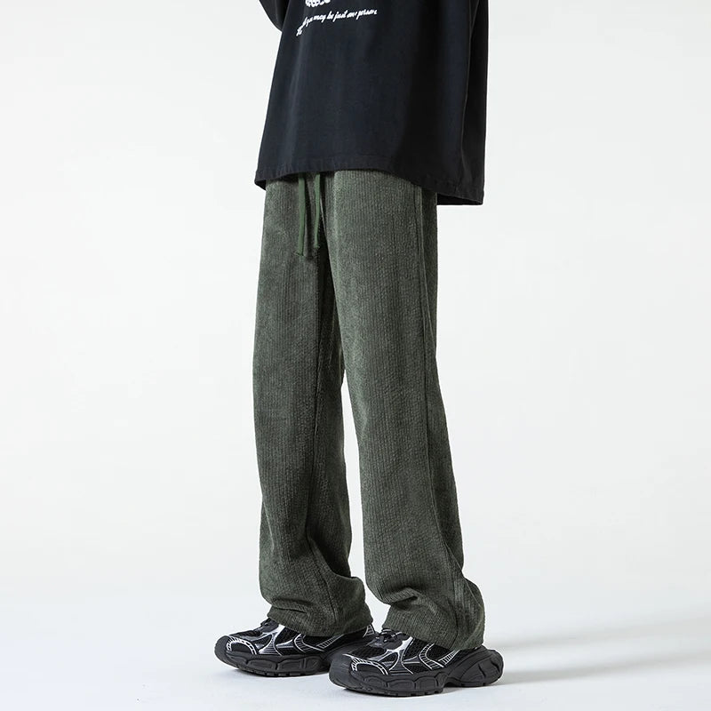 Aidase Men's Casual Wied Leg Pants Oversized Streetwear Pants Men Clothing Korean Fashion Mens Pants Joggers 5XL New Arrivals aidase-shop