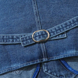 Aidase Denim Vest Men's Jacket Spring Autumn Jeans Jacket V-neck Design Korean Vest Loose Casual Fashion All-match Style Male Clothing aidase-shop