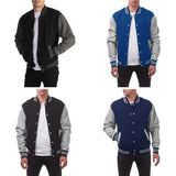 AIDASE  -  Spring Autumn Men's Pilot Bomber Couple Baseball Jacket University Varsity Solid Color Casual Korean Clothes aidase-shop