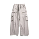 Aidase 2024 Men Fashion Mens Pants Retro Streetwear Hip-hop Loose Straight Trousers aidase-shop