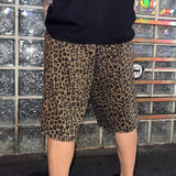 AIDASE  -  Men's Shorts Button Leopard Printing Joggers Summer Casual Men Bottoms Loose Streetwear 2025 Fashion Male Shorts S-5XL aidase-shop