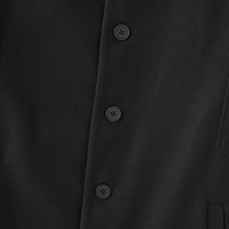 AIDASE  -  Men Jackets PU Leather Patchwork O-neck Long Sleeve Button Male Coats Streetwear 2025 Fashion Casual Jackets Men S-5XL aidase-shop
