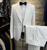 Aidase Grey Striped Mens Suits Double Breasted for Wedding Custom Made for Man Costume Groom 2-Pieces Tuxedos Best Man Blazer Pants aidase-shop