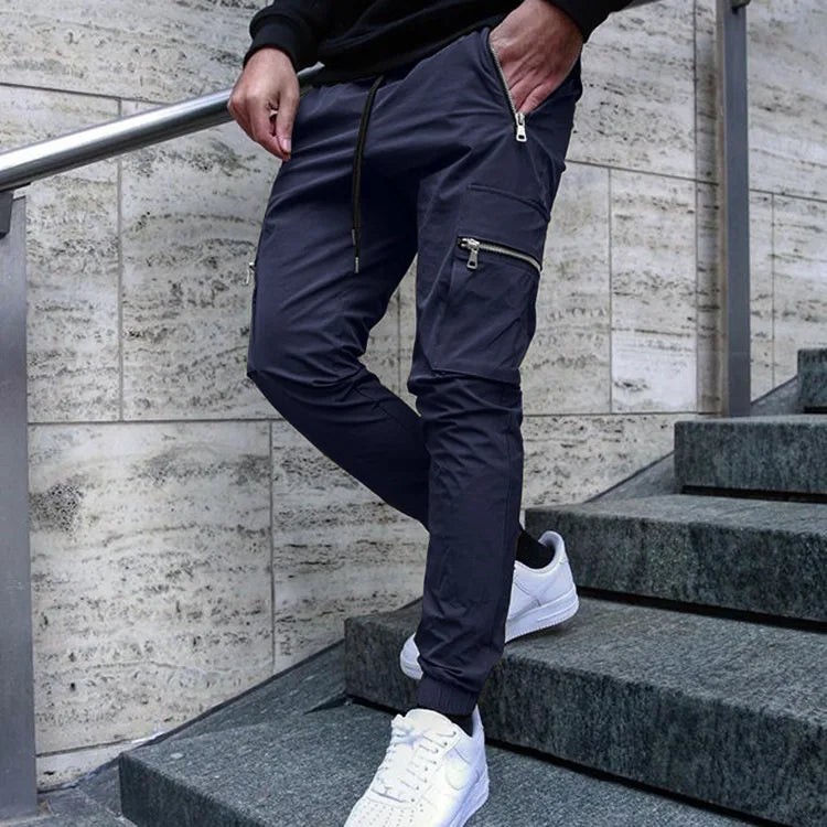 Aidase Casual Cargo Pants Men Hip Hop Streetwear Jogger Pant Fashion Trousers Multi-Pocket Casual Joggers Sweatpants Men Pants aidase-shop