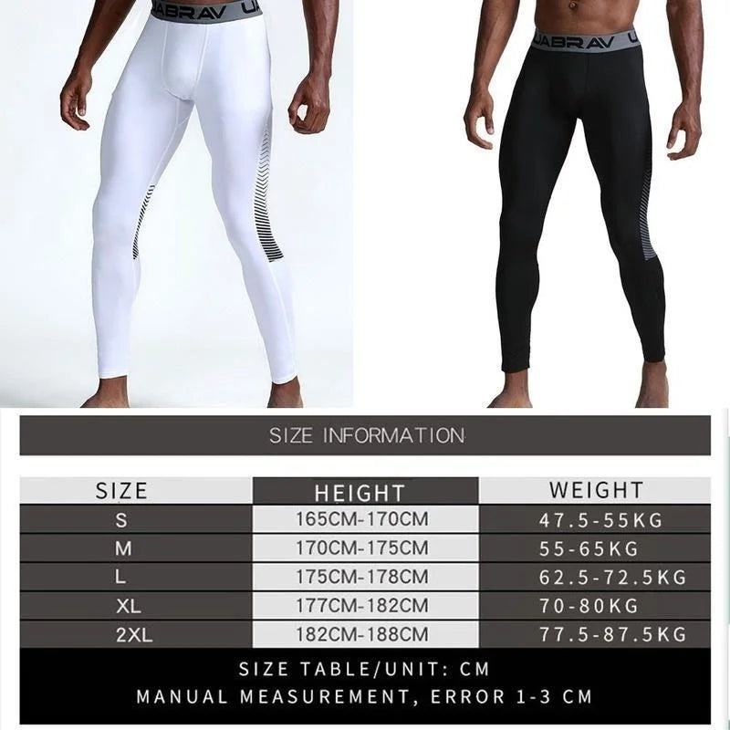 Aidase Mens Compression Pants Quick Dry Running Tights Man Legging Gym Training Jogging Pants Fitness Tight Trousers aidase-shop