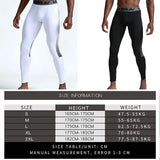 Aidase Mens Compression Pants Quick Dry Running Tights Man Legging Gym Training Jogging Pants Fitness Tight Trousers aidase-shop