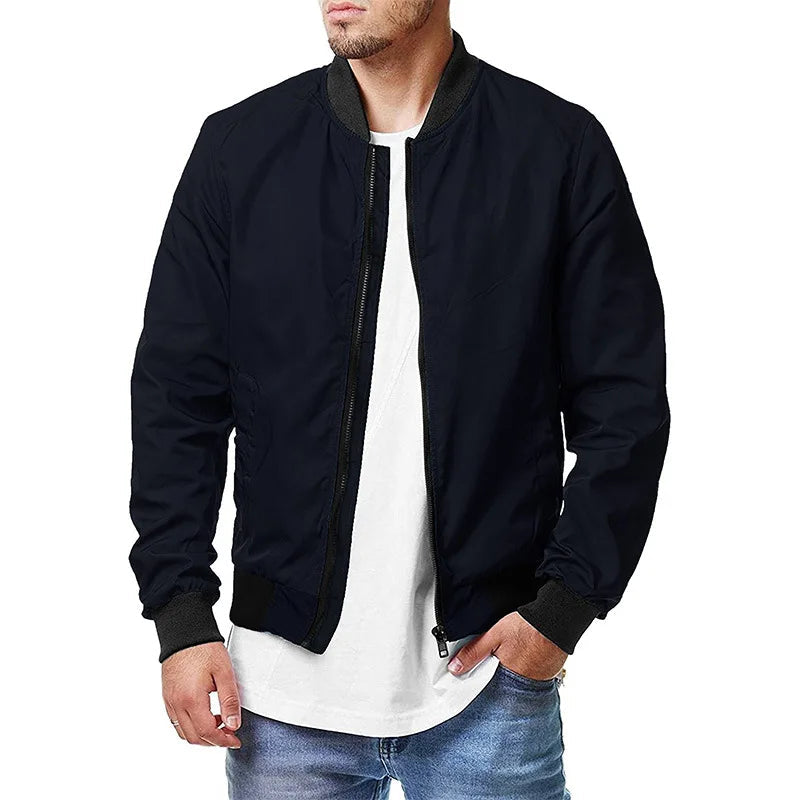 AIDASE  -  Fashion New Jacket Men Fashion Casual Slim Mens Jacket Sportswear Bomber Jacket Mens Jackets Men and Coats Plus Size S- 4XL aidase-shop