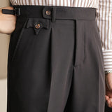 Aidase High Quality Trousers Pant For Man 2023 Office Trouser Men Business Casual Pant British Social Club Outfits Pantalones Hombre