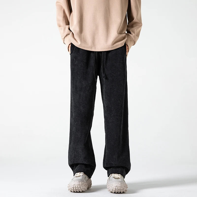 Aidase Men's Casual Wied Leg Pants Oversized Streetwear Pants Men Clothing Korean Fashion Mens Pants Joggers 5XL New Arrivals aidase-shop