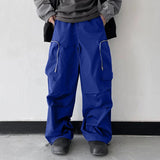 AIDASE  -  Men Pants Patchwork Elastic Waist Loose Joggers Casual Trousers Men Pockets Streetwear 2025 Fashion Cargo Pants S-5XL aidase-shop