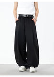 AIDASE  -  Men's Spring Summer New Pleated Design Curved Pants aidase-shop