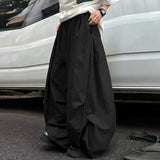 AIDASE  -  2025 Men Wide Leg Pants Joggers Elastic Waist Pleated Trousers Men Streetwear Oversize Korean Style Fashion Long Pants aidase-shop