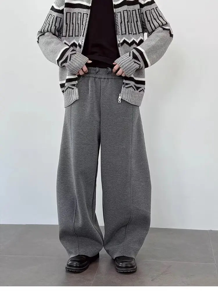 AIDASE  -  Retro Sweatpants Men's Spring American Style Loose and Versatile Casual High Street Floor Pants aidase-shop