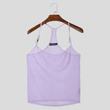 AIDASE  -  Men Tank Tops Mesh Transparent Solid Color Sexy Sleeveless Male Vests Summer Streetwear 2025 Fashion Men Clothing S-3XL aidase-shop
