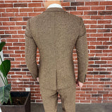 159.07Aidase High-quality (Blazer + Vest + Trousers) Men's Italian Style Elegant Fashion Simple Business Casual Gentleman Three-piece Suit aidase-shop