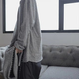 AIDASE  -  ropa hombre Men's Casual Long Sleeve T Shirt O-neck Solid Color Breathable Men Streetwear Soft Clothing Fashion Male Shirts Tops aidase-shop