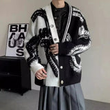 AIDASE  -  Mens Sweaters Hawaiian Vintage Tie Dye Contrasting Knitwear Winter Unisex Trendy Streetwear Lazy Vacation Jacket Men's Clothing aidase-shop