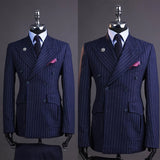 Aidase Vintage Wedding Suits For Men Slim Fit Tuxedos Peaked Lapel Groom Wear Business Office 2 Pieces Blazer With Pants Costume Homme