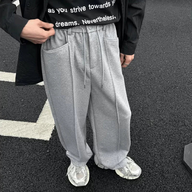 Aidase 2024 Spring Summer Men Loose Casual Straight Sport Pants Women Streetwear Trousers Cityboy Girls Jogger Sweatpants aidase-shop