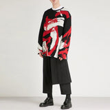 AIDASE  -  Spring Summer New Genderless Double-Layer Culottes Mens Fashion Trend Casual Deconstructed Pleated Trousers Straight Pants aidase-shop