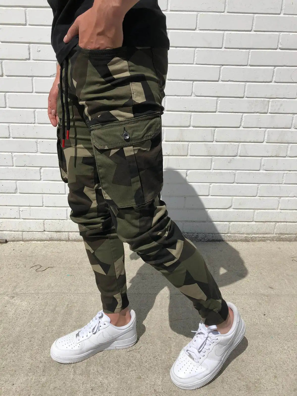 Aidase Casual Tactical Cargo Pants Men Multi Pocket Camouflage Sweatpants Men Spring Autumn Pencil Harem Jogger Trousers aidase-shop
