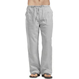 AIDASE  -  Spring Linen Wide Men Pants Korean Trousers Oversize Cotton Streetwear Male New Yoga Pants Casual Men Clothing Sweatpants aidase-shop