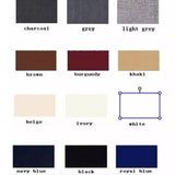 Aidase Men Suit Fashion Formal Business Slim Fit 3 Pieces White Blazers Burgundy Pants Men's  Wedding Male Set Groom Suit aidase-shop