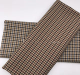 Aidase Burgundy Black Green 3 Color Small Square Thousand Bird Man‘s Suit Set Outfit Notch Lapel Blazer Trousers 3pcs Jacket Pants Vest aidase-shop