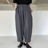 Aidase New Japanese Straight Pants For Men Street Loose All-match Carrot Pantalones Casual Trousers Neutral Nine-point Wide-leg Pants aidase-shop