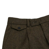 Aidase Men Autumn Winter Men New Long Wool Tweed Trousers Male Office Straight Pants Male Retro Business Casual Suit Pants aidase-shop
