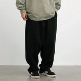 Aidase Men Twill Basic Casual Straight Pants Genderless Japanese Fashion Trend Simple Solid Color Comfortable Loose Trousers Unisex aidase-shop