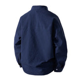 AIDASE  -  New Men's Pullover Shirts Solid Long Sleeve Loose Casual Shirt Man Spring Fashion Breathable Turn Down Collar Tops Male Blouse aidase-shop