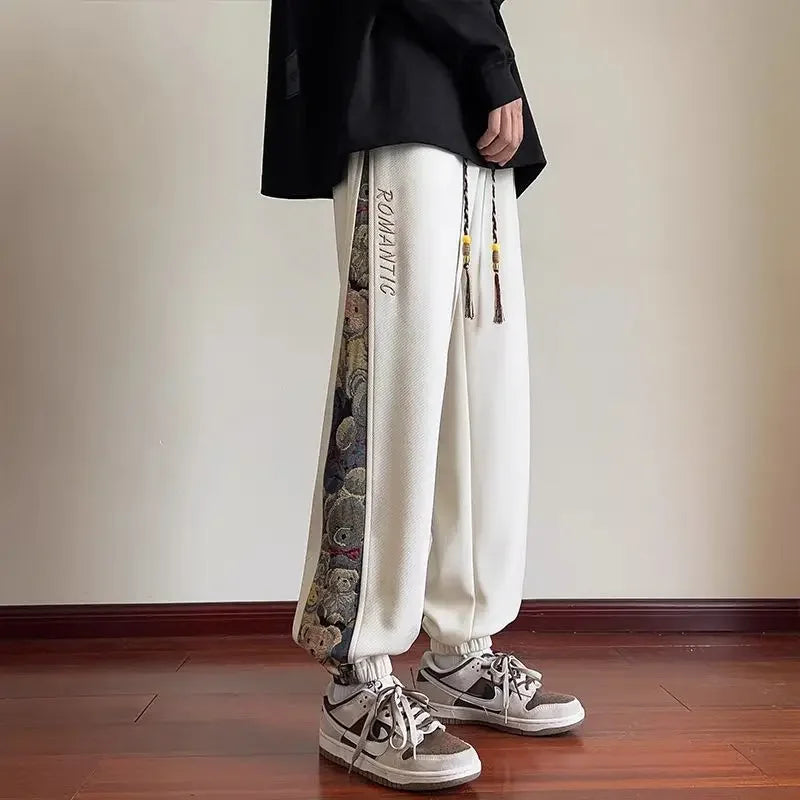 Aidase Goth Autumn and Winter Thin Trousers Graphic Grey Summer Man Sports Pants Harem Sweatpants for Men Sweatshirt Jogger Big Tall aidase-shop