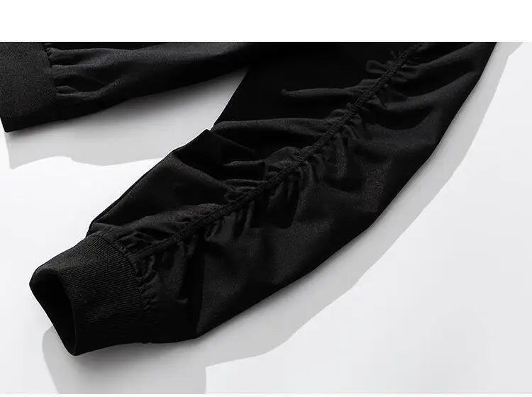 AIDASE  -  Trendy Simple Men's Jacket Solid Color Stand Collar Long Sleeve Men Coats Summer New Zipper Handsome Menswear Tide 21E6595 aidase-shop