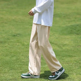 AIDASE  -  Linen Pants Men's Casual Pants Summer Thin Trendy Brand Loose Versatile Sport Straight-leg Cargo Pants aidase-shop