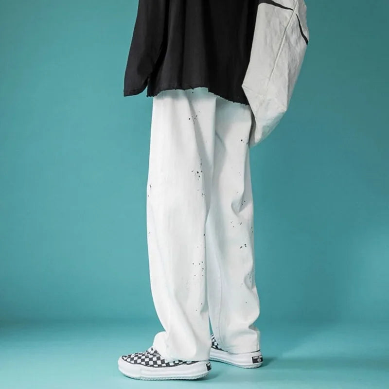 AIDASE  -  Men's Clothing Spring Summer New Arrival Fashionable Casual Versatile Loose Fit Slim Straight Leg Long Pants Comfortable aidase-shop