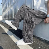 Aidase Men's Casual Pants Hip Hop Hippie Trousers Male Plaid Loose Summer Stylish Korean Style Y2k Cotton Long New In Comfortable aidase-shop
