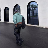 AIDASE  -  Y2K Retro Gothic Zip Hoodie Coat Y2K Retro Streetwear Loose Harajuku Casual Fashion Street Men Clothing Jacket Top Winter aidase-shop