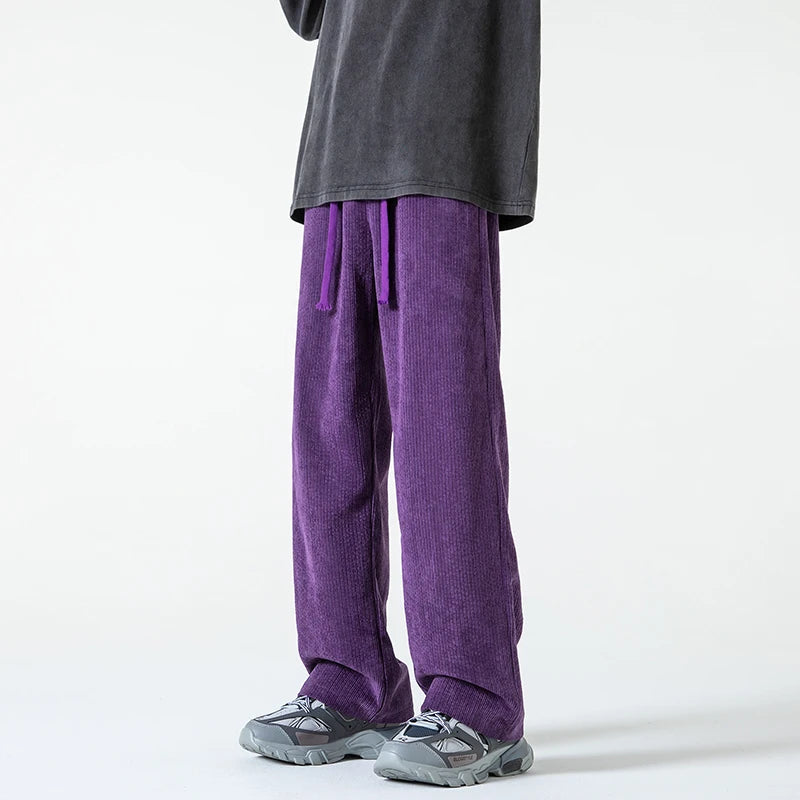 Aidase Men's Casual Wied Leg Pants Oversized Streetwear Pants Men Clothing Korean Fashion Mens Pants Joggers 5XL New Arrivals aidase-shop