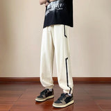 Aidase Trousers Sweatpants for Men Goth Thin Summer Striped Man Sports Pants Harem Gym Flated New in Sport Jogger Big Tall Long Joker aidase-shop