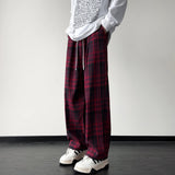 Aidase New Men's Jogger Plaid Sweatpants Men Harajuku Oversized Streetwear Y2k Hip Hop Wide Leg Baggy Harem Long Trousers Cargo Pants aidase-shop
