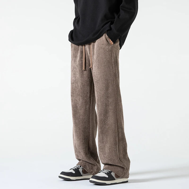 Aidase Men's Casual Wied Leg Pants Oversized Streetwear Pants Men Clothing Korean Fashion Mens Pants Joggers 5XL New Arrivals aidase-shop