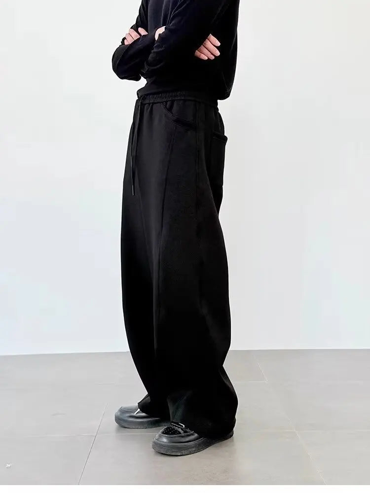 AIDASE  -  Retro Sweatpants Men's Spring American Style Loose and Versatile Casual High Street Floor Pants aidase-shop