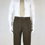 Aidase Men Autumn Winter Men New Long Wool Tweed Trousers Male Office Straight Pants Male Retro Business Casual Suit Pants aidase-shop