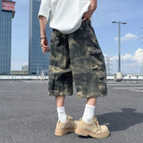 AIDASE  -  Camouflage Men's Cargo Shorts American Style Summer Pocket Design Loose Straight Wide-Leg Pants Fashion Menswear 21E6809 aidase-shop