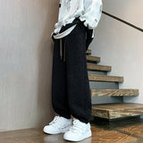 Aidase Winter Thickened Pants Men Warm Fashion Retro Lamb Wool Pants Men Oversized Streetwear Loose Straight Pants Mens Thick Trousers aidase-shop