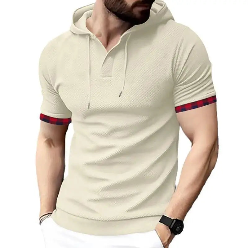 AIDASE  -  Men's plus Size Sports ort Sve irt Slim Fit Sweat ng Polyester T-irt Cus DIY Casual Basic Spring Summer aidase-shop