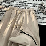 Aidase American Vibe Style Zipper Overalls Men in Spring Autumn High Street Japanese Wide-leg Fashion Trend Loose Straight Casual Pants aidase-shop