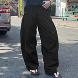 AIDASE  -  Men Cargo Pants Drawstring Solid Color Joggers Casual Trousers Men Streetwear 2025 Quick Dry Fashion Male Pants S-5XL aidase-shop