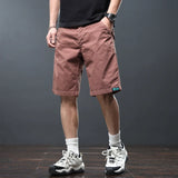 Aidase Washed Cotton Retro Summer American Heavyweight Workwear Shorts Men Blank Basic Slim Fit Casual Cargo Half Pants Cool Youth Male aidase-shop